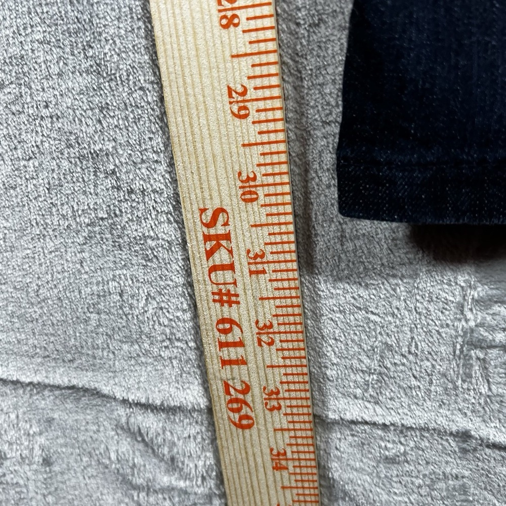 NWT Rare SVICA Jeans Womens 27 Dark Cotton Poly Stretch Skinny Side Zip NWT $280 - Picture 5 of 8